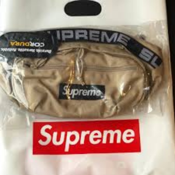 brown supreme fanny pack
